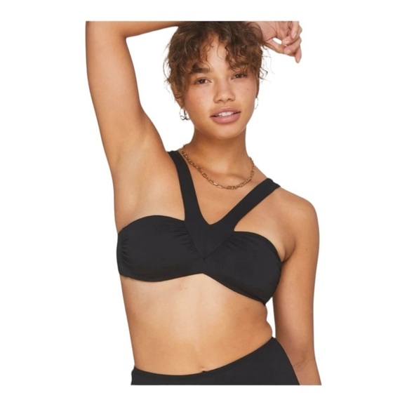Andie Swim x Demi Moore Monaco Top in Black NWT - Picture 1 of 6